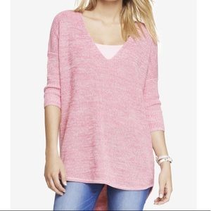 📦SOLD📦 Pink EXPRESS Tunic Sweater  Sz XS